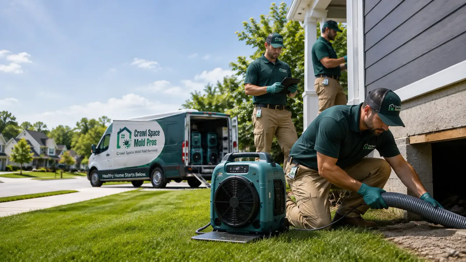 Crawl Space Mold Removal in Ardmore, PA
